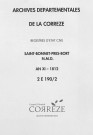 Naissances, mariages, décès (1803-1812)