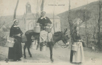 Folklore : "Types du Centre - 574 - Laitières corréziennes".