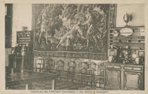 Lissac-sur-Couze : "Château de Lissac (Corrèze) - La salle à manger".