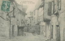 Brive-la-Gaillarde : "La Corrèze pittoresque - 23. Brive - La rue Basse".