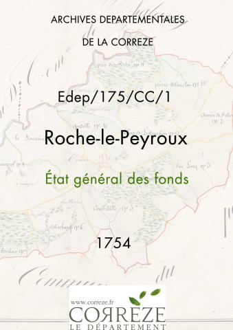 État général des fonds.
