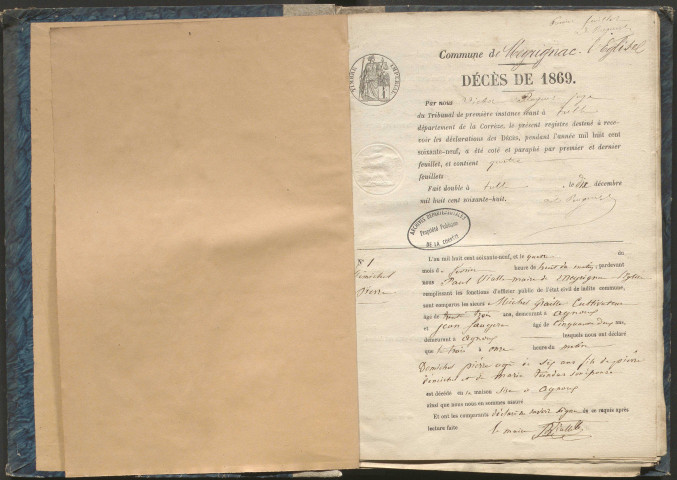 Décès (1869-1881)