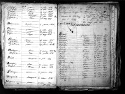 Tables décennales des naissances (1813-1822)