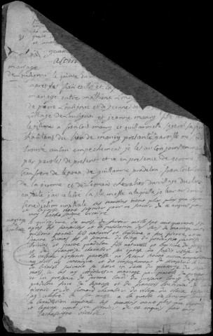 Baptêmes, mariages, sépultures (1746-1773)