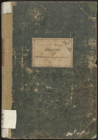 Délibérations du conseil municipal. 23 janvier 1881-1er avril 1894