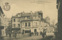 Uzerche : "D - 2. Uzerche (Corrèze) - Place Marie Colein - Rue Porte Barachaude - Route de Paris".