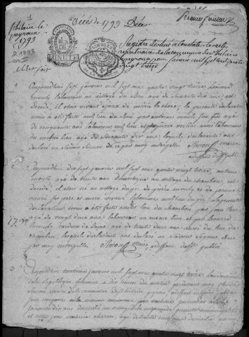 Décès (1793-1802)