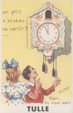 Tulle : "Tulle - Un p'tit z'oiseau va sortir ? ... Non, tu vas voir". Multivues de Tulle