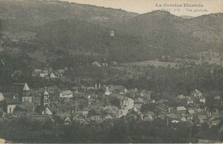 Beaulieu-sur-Dordogne : "La Corrèze illustrée - 42. Beaulieu - Vue générale".