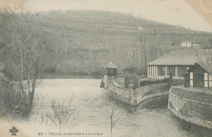 Tulle : "83 - Tulle, La Corrèze à Lamarque".