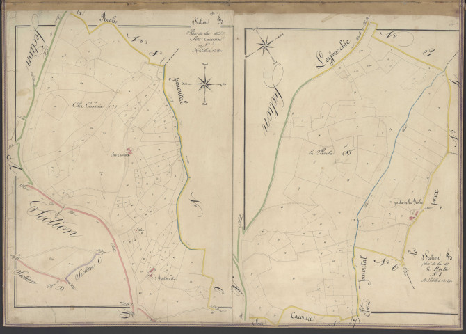 Sections B7 de Chez Cacouix et B8 de la Roche