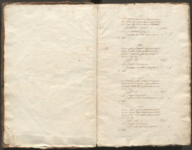 État général des fonds. 02 mars-28 juillet 1757