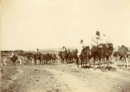 Caravane en cours de traversée.