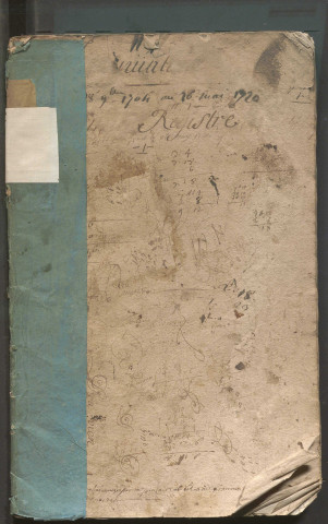 28 novembre 1704-30 juin 1720