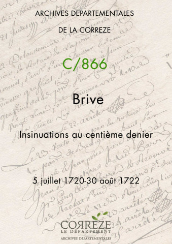 5 juillet 1720-30 août 1722