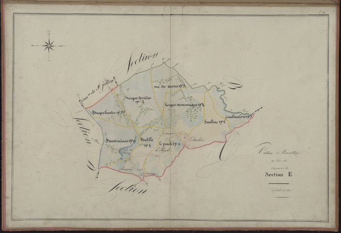 Tableau d'assemblage de la section E