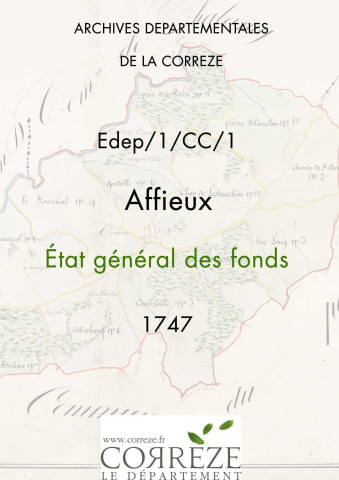 État général des fonds.