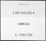 Sépultures (1750-1759)