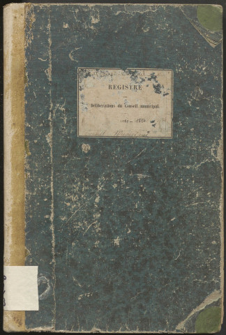 Délibérations du conseil municipal. 18 avril 1880-21 décembre 1884