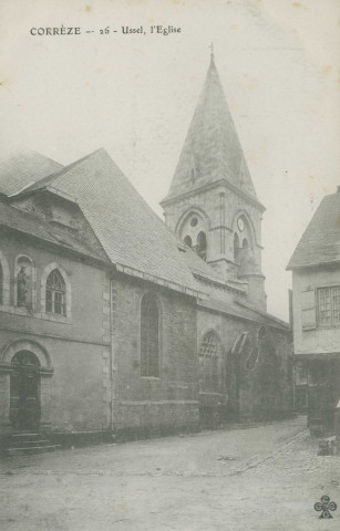Ussel : "Corrèze - 26 - Ussel, l'église".