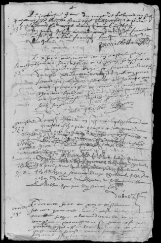 Baptêmes, mariages, sépultures (1643-1702)