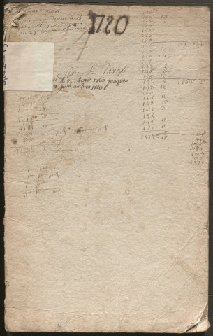 15 avril 1720-27 juin 1720