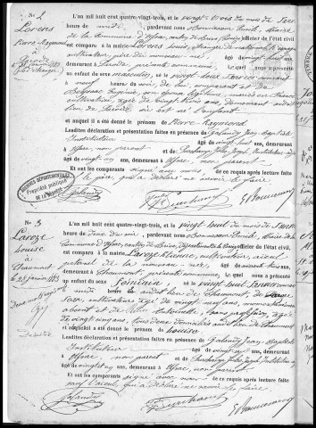 Naissances (1883-1902)