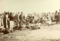 Le marché.