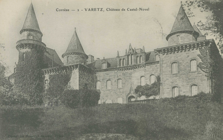 Varetz : " Corrèze - 2 - Varetz, château de Castel-Novel".