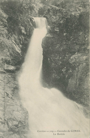 Gimel : "Corrèze - 109 - Cascades de Gimel - La Redole".