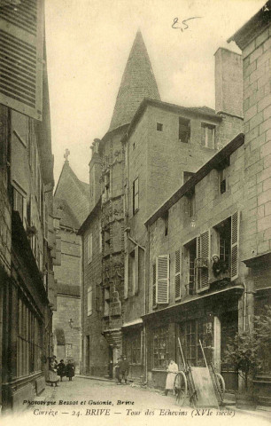 "Corrèze - 24. Brive - Tour des échevins (XVIe siècle)".