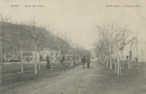 Bort-les-Orgues : "Bort - Ecole des filles".