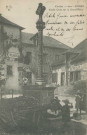 Gimel : "Corrèze - 200 - Gimel - Vieille croix sur la Grand'place".