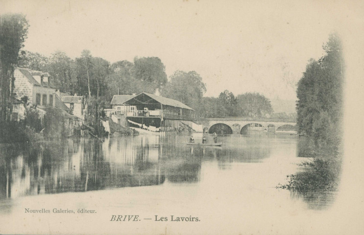 Brive-la-Gaillarde : "Brive. - Les lavoirs.".