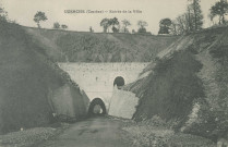 Uzerche : "Uzerche (Corrèze) - Entrée de la ville".