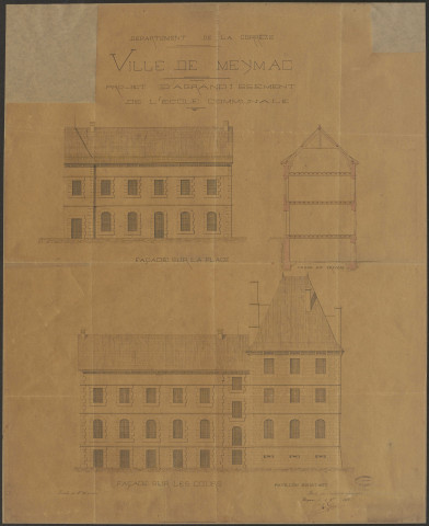 Construction scolaire et création d'une école au hameau du Vert.