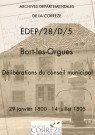 Délibérations du conseil municipal. 29 janvier 1800-14 juillet 1805