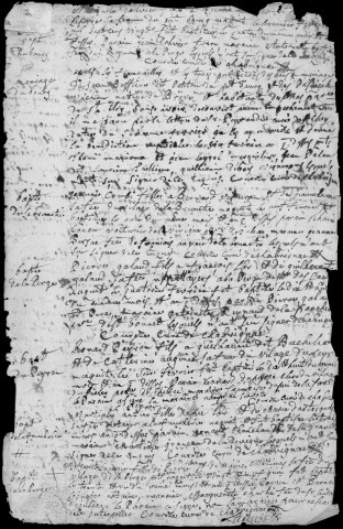 Baptêmes, mariages, sépultures (1720-1762)