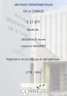 Répertoire chronologique et alphabétique : 1774-1816