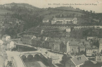 Tulle : "219 - Tulle - Quartier de la Barrière et quai de Rigny