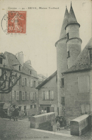 Brive-la-Gaillarde : "Corrèze - 99 - Brive, maison Treilhard".