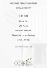 Répertoire chronologique : mars 1760-30 pluviôse an VIII