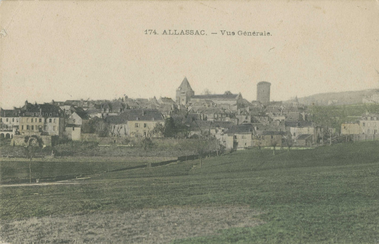Allassac : "174. Allassac - Vue générale".