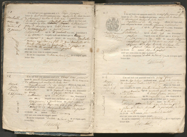 Décès (1849-1868)