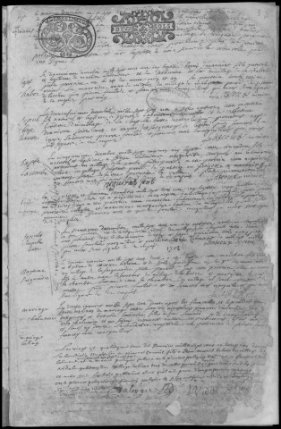Baptêmes, mariages, sépultures (1701-1716)
