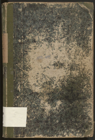 Délibérations du conseil municipal. 11 décembre 1853-328 décembre 1879