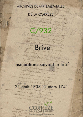 21 août 1738-12 mars 1741