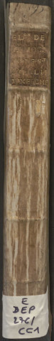 État général des fonds de la paroisse Sainte-Eulalie.