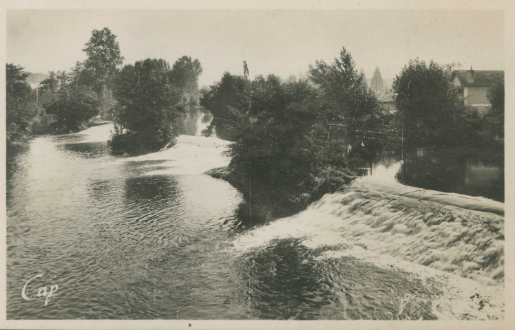 Brive-la-Gaillarde : "25 Brive - Les bords de la Corrèze - Barrage de la Bouvie".