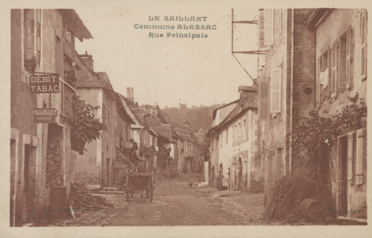 Voutezac : "Le Saillant - Commune d'Allassac - Rue principale".